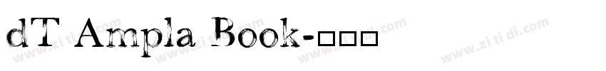 dT Ampla Book字体转换